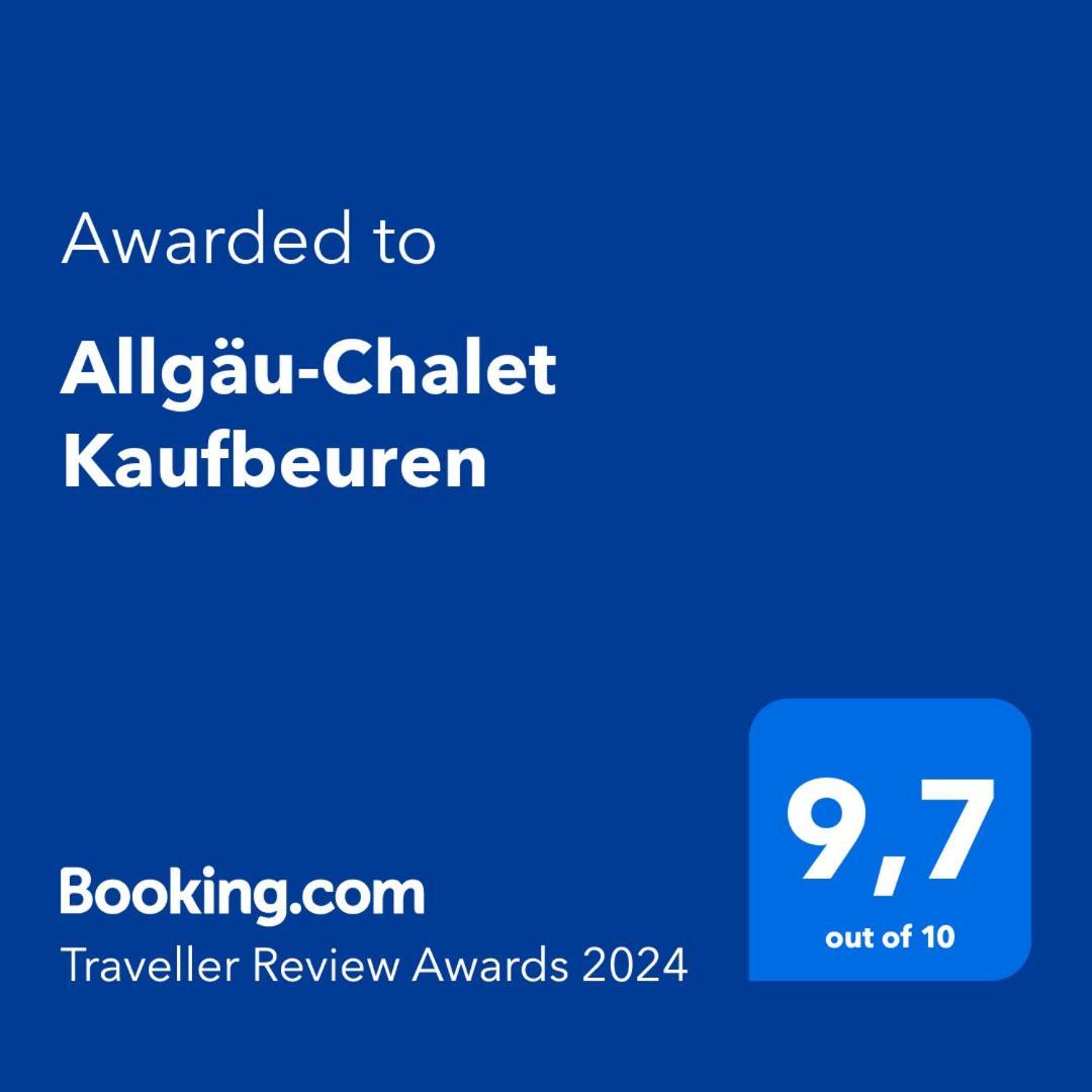 Allgaeu-Chalet Kaufbeuren Eksteriør bilde